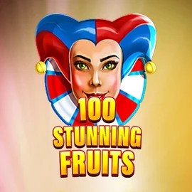 100 Stunning Fruits online game logo by SYNOT Games on spinsycasinoo.net