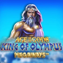 Age Of The Gods: King of Olympus Megaways by Origins, showcased at spinsycasinoo.net – game logo