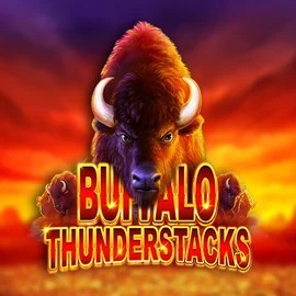 Buffalo Thunderstacks casino game by Amatic Industries – featured logo at Spinsy Casino