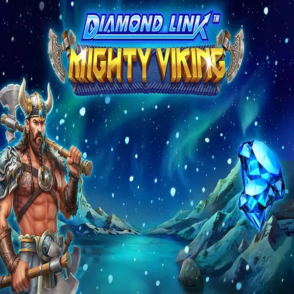 Diamond Link Mighty Viking logo by Greentube at Spinsy Casino