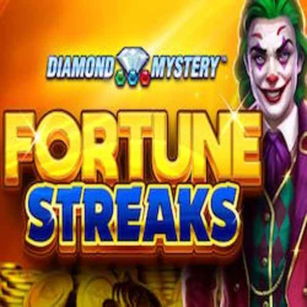 Diamond Mystery Fortune Streaks slot logo by Greentube at Spinsy Casino