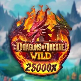 Dragons of Arcane Wild by Foxium, showcased at spinsycasinoo.net – game logo