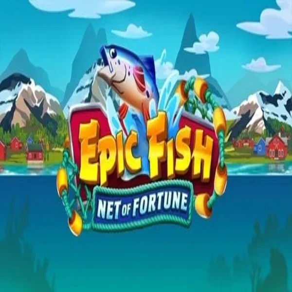 Epic Fish Net of Fortune online game logo by Quickspin on spinsycasinoo.net
