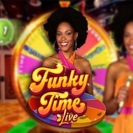 Funky Time casino game by Evolution – featured logo at Spinsy Casino