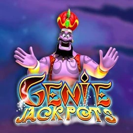 Jackpots logo of Genie Jackpots from Blueprint Gaming at Spinsy Casino