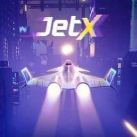 Official Casino Games logo: jetX by SmartSoft at Spinsy Casino