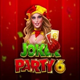 Joker Party 6 by Greentube, showcased at spinsycasinoo.net – game logo