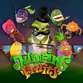Jumping Fruits game by Wazdan – logo hosted on Spinsy Casino