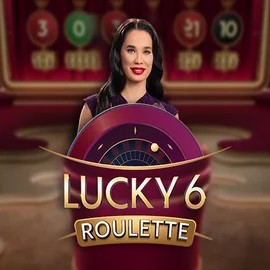 Lucky 6 Roulette online game logo by Pragmatic Play on spinsycasinoo.net
