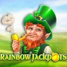 Rainbow Jackpots online game logo by Red Tiger Gaming on spinsycasinoo.net