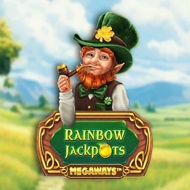 Rainbow Jackpots Megaways logo – Jackpots by Red Tiger Gaming at Spinsy Casino