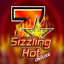 Sizzling Hot Deluxe slot visual from Novomatic available on spinsycasinoo.net