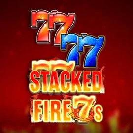 Stacked Fire 7s slot logo by Inspired Gaming at Spinsy Casino