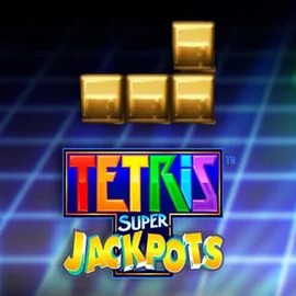 Tetris Super Jackpots game by WMS – logo hosted on Spinsy Casino