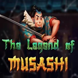 The Legend of Musashi online game logo by Peter & Sons on spinsycasinoo.net