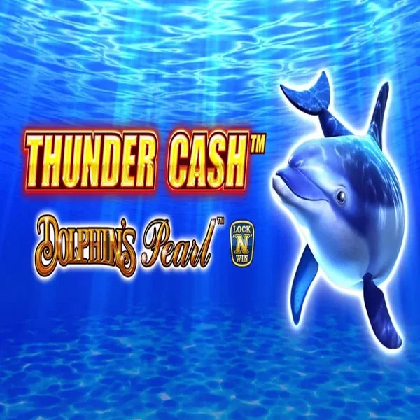 Thunder Cash Dolphins Pearl logo by Novomatic Spinsy Casino