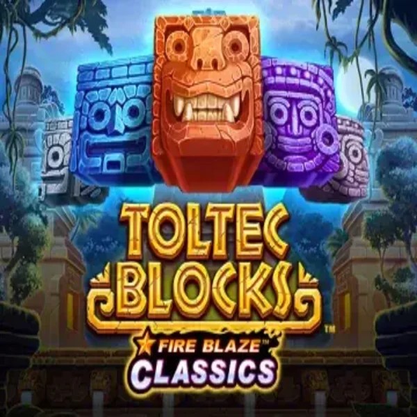 Fire Blaze: Toltec Blocks slot visual from Rarestone Gaming available on spinsycasinoo.net